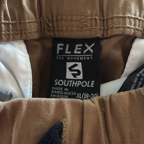 South Pole The Movement Flex Jogger Boys Sz 18/20 Tobacco Pockets Drawstring NWT - Picture 6 of 6